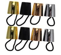 NIYANGLE 8 Pièces bande de cheveux élastique clip de manchette queue de cheval Clavins de cheveux pour les femmes attache-cheveux petit manchettes de cheveux cordes à cheveux Plastique
