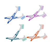 NIYANGLE 8 Pièces Brosse De Nettoyage De Prothèse Double Face Brosse à Dent Pinceau De Prothèse Partielle