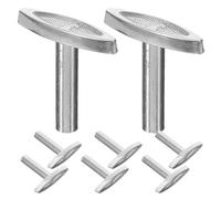 NIYANGLE 8 Pièces e Mécanisme de Boîte à Musique en Fer Argenté, Accessoires Polyvalents pour Bricolage, Expérience Relaxante, Apparence Raffinée, Présents de Mariage
