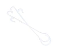 NIYANGLE 850 Pièces Crochet de Support en Nylon Blanc pour Légumes, Économiseur de Travail, Contrôle la Croissance des Poivrons et Concombres en Serrage ou Jardin, Poids 1kg