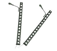 NIYANGLE 87 Vert Éclairage Blanc pour Décoration de Réseaux Ferroviaires Accessoires pour Mini-Maisons et Table à Sable Ornements Lumineux pour Décors Ferroviaires