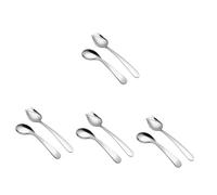 NIYANGLE 8pièces Cuillère Anglée Ergonomique Pour Personnes Âgées Ustensile De Nourriture Pour Patients à Alimentation Avec Poignée Confortable Inclut Cuillère à Tulipe
