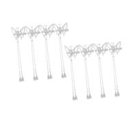 NIYANGLE 8pièces Piques à Cheveux Avec Pompons Flottants Style Ancien Accessoires Pour Cheveux De Côté Pour Femmes Et Filles Pour Mariage Fête