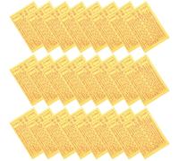 NIYANGLE 900 pièces Papier Jaune Sacré pour Culte des Ancêtres Papier de Sacrifice Funéraire Traditionnel pour Offrandes et Prières Utilisé pour Rituels de Tomb-Sweeping et Hommages Aux