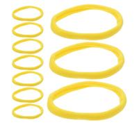 NIYANGLE 96 Pièces Loom Refill Loops Elastic Stretchable Cord for Weaving Potholders Bracelets DIY Crafting Kit for and Beginners