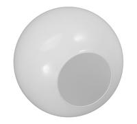 NIYANGLE Abat-Jour Rond en Verre Mat à Bouche Plate Douille E27 pour Plafonnier Salon et Applique Murale Diamètre 130 MM