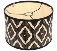 NIYANGLE Abat-Jour Suspendu en Bambou Naturel, Abat-Jour pour Lampe de Salon, Design Rétro Européen, Adapté aux Maisons d'Hôtes et Chambres d'Accueil