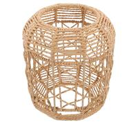 NIYANGLE Abat-Jour Suspendu en Rotin Synthétique Tressé, Plafonnier Rustique en Corde de Papier pour Éclairage de Salon de Thé et Salle à Manger