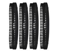 NIYANGLE Accessoire pour défroisseur vapeur 4 pièces, brosse en plastique noir avec performance de nettoyage efficace, adaptée pour vêtements à domicile et en hôtels