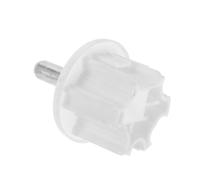 NIYANGLE Accessoires de Quincaillerie pour Auvent Télescopique Blanc en Plastique et Acier Bouchons pour Rouleaux de Store, Fonctionnement Fluide pour Balcons Extérieurs