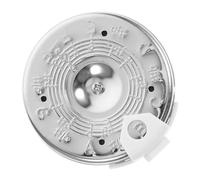 NIYANGLE Accordeur Chromatique Rond à 13 Tons pour Violon Guitare Basse, Réglage Précis, Léger et Portable, Accessoire Musical Indispensable pour Musiciens et Professeurs, Finition