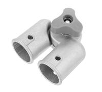 NIYANGLE Adaptateur de barre de nettoyage télescopique comme pièce de rechange pour serpillère et joint de balai, adaptateur articulé en aluminium pour un nettoyage flexible dans la maison et