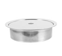 NIYANGLE Adaptateur Plaque Induction Inox avec Couvercle Plat et Anneau Encastrement pour Table Cuisson Hot Pot Kit Installation Diffuseur Chaleur Pratique