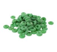 NIYANGLE Anneaux de Castration Élastiques Verts 100 Pcs pour Bovins, Moutons et Porcs, Cercle Extensible de Manipulation du Bétail, Outil Professionnel pour Coupe de Queue, Fournitures