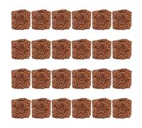 NIYANGLE Anneaux de Fixation pour Plantes D'aquarium 24 Pcs, Supports Compacts et Légers en Plastique Solide, Résistants la Lumière Solaire, pour Aquarium, Étang et Jardin Aquatique,