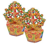 NIYANGLE Arbres à Traditionnels Papier pour Offrandes Aux Ancêtres Arbre à et Lumineux pour de Bénédiction et