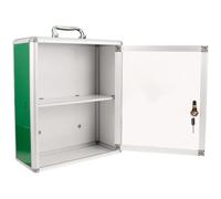 NIYANGLE Armoire à Pharmacie Murale Moyenne Plusieurs Compartiments, Boîte de Rangement Médicale Pratique en Métal, Trousse de Secours pour Lieux Publics et Usage Domestique, Coffret Mural