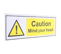 NIYANGLE Autocollant de Panneau D'avertissement Autocollant de Signalisation 20x6,6 Cm en Papier Synthétique Pp L'huile, Étiquette Autocollante Industrielle pour Sécurité et Prévention