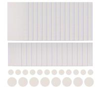 NIYANGLE Autocollants à Pois Ronds Double Face en Acrylique Transparent Diamètre 15Mm et 25Mm 200 Pièces - Ruban Adhésif Résistant pour Bricolage Décoration Murale et Fixation Précise