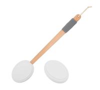 NIYANGLE Back Lotion Applicator Long Handle Self Tanner Brush For Hard-to-reach Areas Ergonomic Curved Design For Even Body Moisturizer Application Travel-friendly Cosmetic Tool