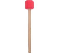 NIYANGLE Baguette de Grosse Caisse en Bois Tête en Mousse Rouge Antidérapante Maillet de Percussion Polyvalent pour Entraînement et Concert Accessoire Batterie Professionnel