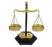 NIYANGLE Balance Scale Metal Home Decoration Justice Symbol Desktop Ornament for Office and Living Modern Farmhouse Style