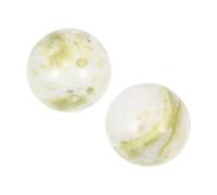 NIYANGLE Balle de Fitness en Jade Set de 2 de Massage Polies Doigts Outil d'Exercice Main Yoga Relaxation Santé Personnes Âgées