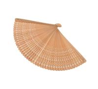 NIYANGLE Bamboo Folding Hand Fan Portable Handheld Cooling Fan For Travel And Summer Lightweight Sturdy Natural Bamboo With Smooth One-hand Operation For Men And Women