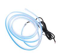 NIYANGLE Bande Lumineuse LED pour Capot de Voiture, 12v 10w | Silicone Souple, Profil Fin et Effet Pourpre Blanc, Éclairage Extérieur, Conduite Nocturne