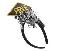 NIYANGLE Bandeau Décoratif Pour Remise Des Diplômes Avec Pompon Pour Cérémonies Fêtes Et Mariages Couvre-chef Confortable