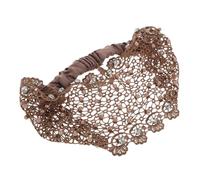 NIYANGLE Bandeau Élastique Floral Pour Femmes Accessoire De Mode Élégant Pour Cacher Les Cheveux Blancs Pour Printemps Occasions Spéciales