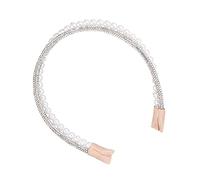 NIYANGLE Bandeau Élégant Rhinestones et Perles Artificielles Accessoire de Tête pour Mariages et Événements Décoration Chic et Pratique Convient pour Toutes Occasions