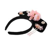 NIYANGLE Bandeau Traditionnel Chinois Style Impérial pour Filles Design Rétro Palais Unique en Polyester Confortable, pour Performances et Fêtes