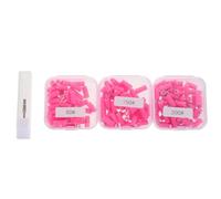 NIYANGLE Bandes de Ponçage Fines pour Ponceuse à Ongles 3 MM Mini Embouts Abrasifs Grain 80/150/200 Kit 3 Boîtes 50 Pièces Accessoire Manucure Pédicure Professionnel Soin des Cuticules