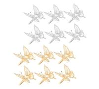 NIYANGLE Barrettes 3D Métalliques Lot de 12 Accessoires à Cheveux Colorés Design Créatif pour Filles Épingles à Cheveux Solide pour Toutes Occasions