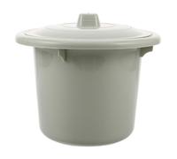 NIYANGLE Bassin de lit en plastique avec couvercle, urinoir portable pour hommes et femmes, crachoir de chevet avec couvercle, toilettes de voiture d'urgence pour l'hôpital, le camping et les