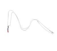 NIYANGLE Bijoux Cutter Pendentif Couteau Résistant en Alliage Chaîne Chic pour Hommes Accessoire Halloween et Boîtes de Nuit