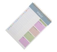 NIYANGLE Bloc-notes Planning Hebdomadaire A5 Bleu, Carnet Gestion du Temps Non Daté, Planificateur Liste de Tâches pour Bureau, École et Organisation Personnelle, Lot de 3 Blocs