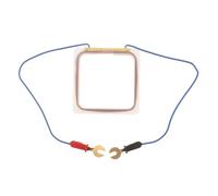 NIYANGLE Bobine Carrée en Métal pour Expérience D'électromagnétisme avec Rigidité Élevée et Connexions Stables, pour Démonstrations en Classe