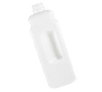 NIYANGLE Bocal à Boisson en Plastique Hdpe 2,5l Blanc avec Couvercle Sop et Poignée Ergonomique, Récipient Pratique pour Stockage de Sirop ou Jus Réutilisable