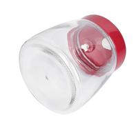 NIYANGLE Bocal Verre Hermétique Pot de Conservation Transparent pour Fermentation et Préparation de Cornichons Jarre Scellée avec Valve Aération Pot de Stockage Alimentaire Maison