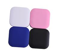 NIYANGLE Boîte à Lentilles Mini Étui De Voyage Simple pour Femmes Miroir Flacon Double Pince Petite Ventouse Compacte