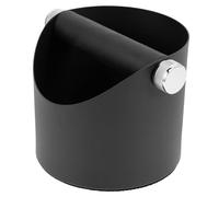 NIYANGLE Boîte à Marc de Café Noire Acier Inoxydable avec Barre de Percussion Bac Récupérateur Compact pour Marc Espresso Récipient Pratique pour Maison Bar et Café