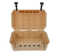 NIYANGLE Boîte de Jonction Électrique Extérieure Étanche Ip55 Grosse Capacité 29 X 193 X 124 CM Boîtier de Protection pour Câbles et Multiprises Couleur Kaki Usage Chantier et