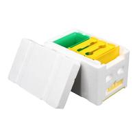 NIYANGLE Boîte de Pollinisation en Plastique pour Abeilles Mousse, Ruche D'apiculture pour Élevage et Confortable, pour Jardin et Apiculture