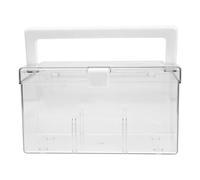 NIYANGLE Boîte de Premiers Secours Portable en Pet avec Compartiments, Boîte Transparente Multifonction pour Camping et Bureau, Rangement Pratique des Remède