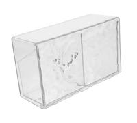 NIYANGLE Boîte De Rangement Murale Pour Coton Organisateur Pratique Avec Capacité Pour Cotons Démaquillants Accessoire Élégant Pour Salle De Bain Et Beauté