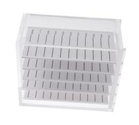 NIYANGLE Boîte De Rangement Pour Faux Cils Cinq Compartiments Et Étui Transparent Pour Voyages Et Usage Quotidien