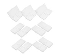 NIYANGLE Boîte De Rangement Transparente Pour Brossettes Interdentaires 10 Pièces Rectangulaire Avec Couvercle Rabattable Compact Portable Pour Voyage Et Usage Quotidien Hygiène Buccale