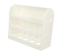 NIYANGLE Boîte De Stockage D'oeufs Peut Organisateur Pour Réfrigérateur Plateaux D'oeufs De Réfrigérateur Porte-oeuf Diable Réfrigérateur Oeuf Porte-œufs Chien Pp Blanche Boîte De Rangement